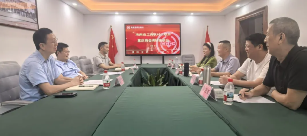 共商民企高质量发展大计|省工商联副主席林峰一行调研海南省重庆商会